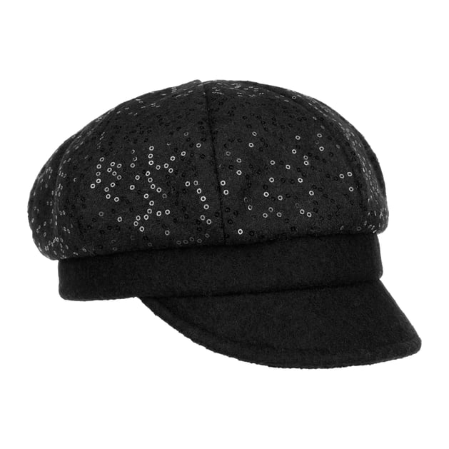Newsboy Cap with Sequins by Gebeana --> Shop Hats, Beanies  display picture 2