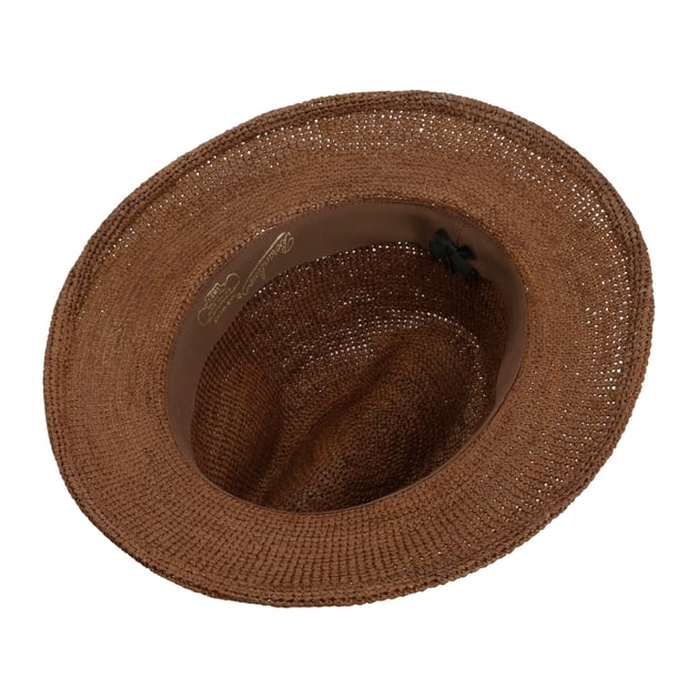 Packable Crochet Raffia Hat by Borsalino - 291,95 €