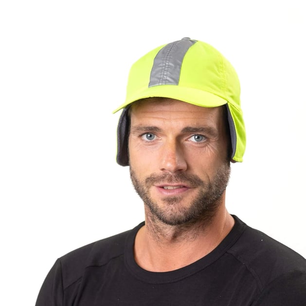 Reflective Cap with Ear Flaps by Lipodo --> Shop Hats, Beanies
