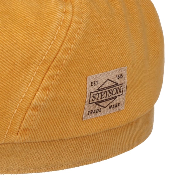 Soft Cotton 6 Panel Flat Cap by Stetson --> Shop Hats, Beanies
