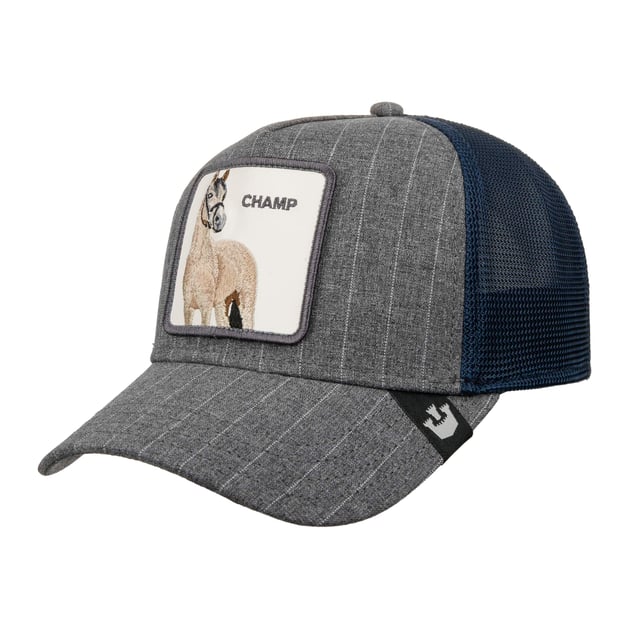 GOORIN BROS Gray & Navy \'Champ\' Horse Patch Trucker Hat NWT Goorin Bros. Suited Champ Trucker Hat - Men main image 3
