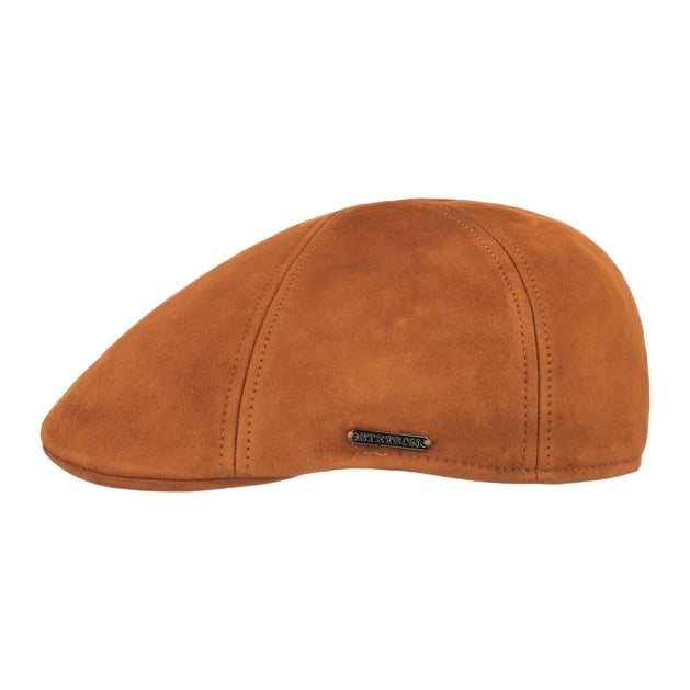 帽子 GOAT SUEDE CASQUETTE W/SILVER BUTTON casquette-camel-