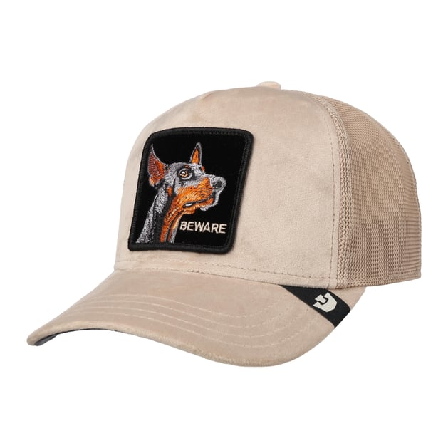 Velour Doberman Trucker Cap by Goorin Bros. --> Shop Hats, Beanies